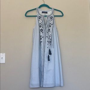 Francesca’s striped blue and white dress- Medium